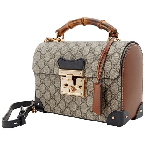 gucci padlock bamboo shoulder bag|genuine gucci padlock bag.